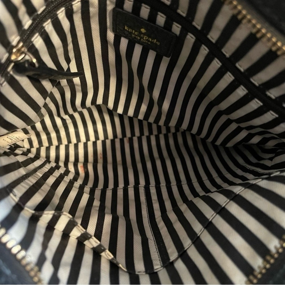 Kate Spade Black Pebble Leather Crossbody - Picture 6 of 7